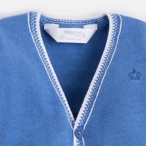 Mayoral Blue Cardigan -NWT made in Spain baby